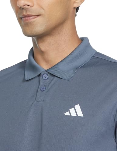 Image of adidas Men'S Polo Shirts | M Logo Polo | Blue |