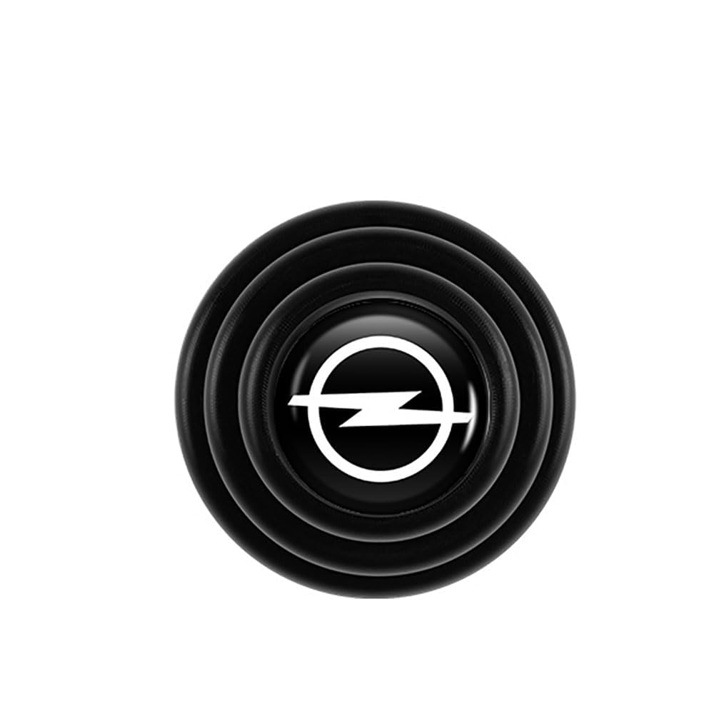 4 Pezzi Ammortizzatore In Silicone Per Serratura Porta – Opel Mokka B 2021-2025, Antiurto, Insonorizzante E Antigraffio, Nero