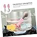 Abaodam 2pcs Boys and Girls Stainless Steel Silicone Fork Spoon Set Toddler Learning Utensils Dinnerware for Toddlers and Infants and