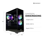CyberPowerPC Gamer Master Gaming PC, AMD Ryzen 5 5500 3.6GHz, Radeon RX 6400 4GB, 16GB DDR4, 500GB PCIe Gen4 SSD, WiFi Ready & Windows 11 Home (GMA3100A) - Image 3