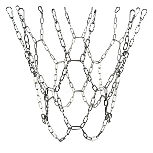 Sanung Edelstahl Basketballnetz Metallkette