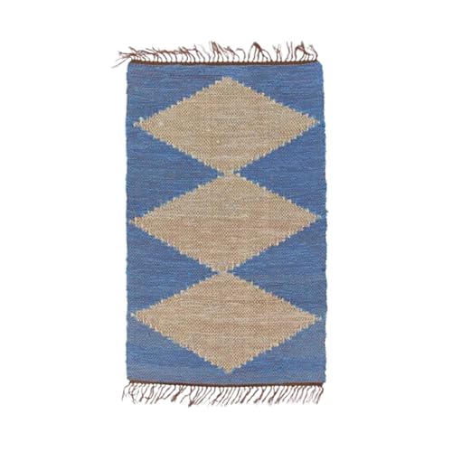 Tapis sur mesure tissé main à Kibuye en coton doux multicolore Noble Network