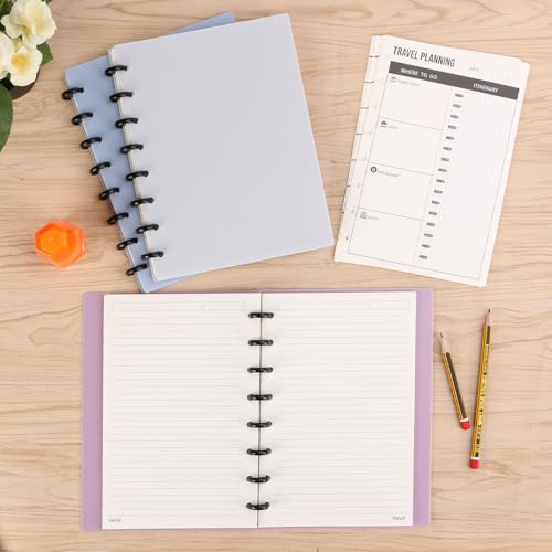 Carnet de notes Eagle anti-accrochage avec reliure dissimulée et couverture polyester - 6