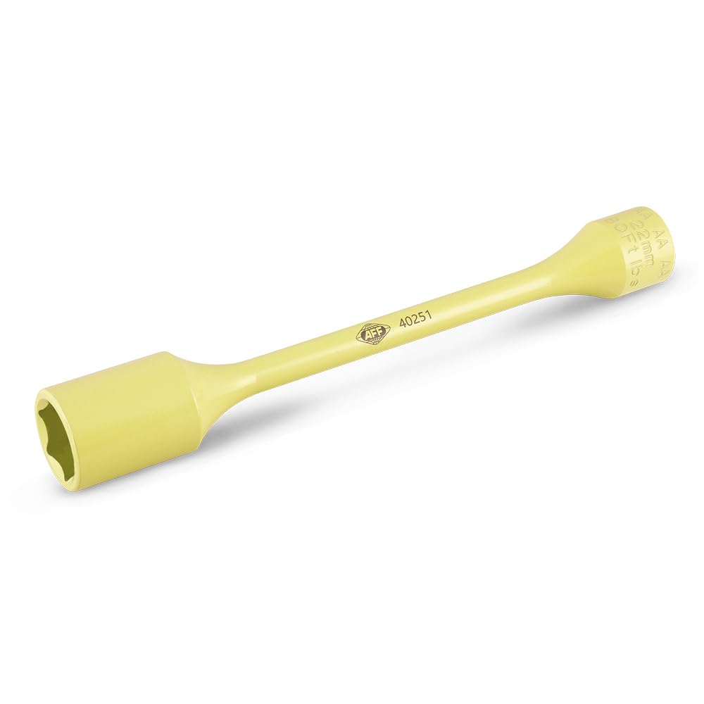 AFF Torque Limited Socket, 1/2" Drive, 22mm, 80 ft/lbs, Lemon Green, 40251