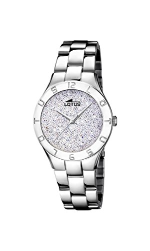 Preisvergleich Produktbild Lotus Damen Analoger Quarz Uhr mit Edelstahl Armband 18568 / 1