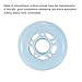 PATIKIL 70mm OD Inline Skate Wheels 8 Pack 82A Roller Skate Wheels Replacement Accessories for Single Row Skate Caster Board Indoor or Outdoor, Blue