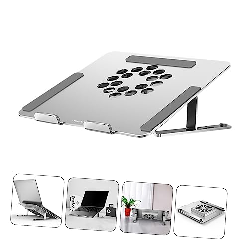 Base refrigerante ajustable para laptop con ventilador LED y diseño ergonómico miniatura 5