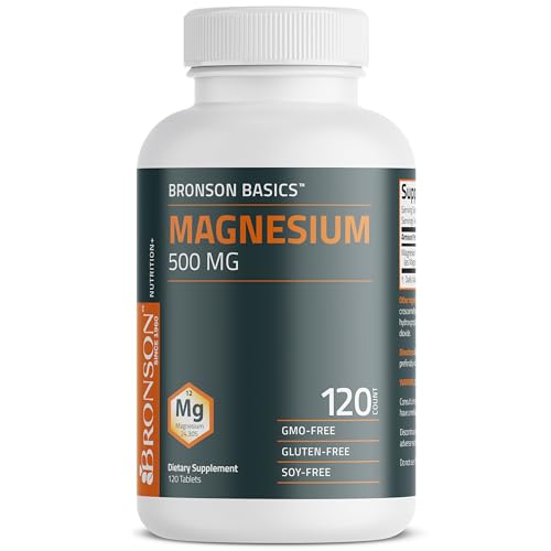 Bronson Magnesium 500 mg Oxide Tablets
