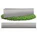 Produktbild GartenAZ  Rasenkante Metall feuerverzinkt 103x13cm, Nutzlänge 50m - Flexible Rasenbegrenzung aus wetterfestem Stahlblech für saubere Rasen- & Beetabgrenzung - Beeteinfassung Kante robust & langlebig