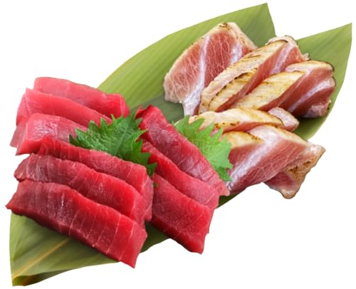 [湊魚問屋]目鉢まぐろ 大トロ炙りと赤身柵セット 冷凍 まぐろ マグロ 魚