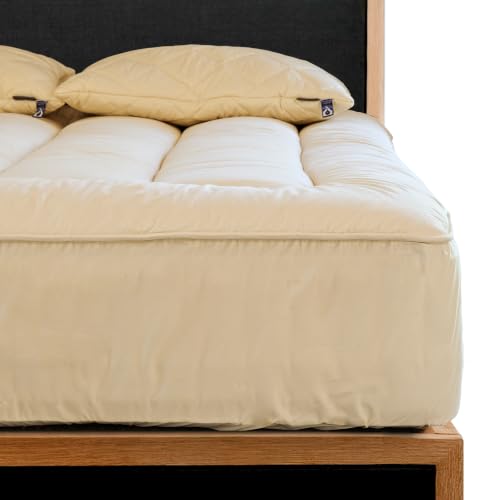 Woolroom Deluxe Wool Mattress Pad Emperor 100% Natural...