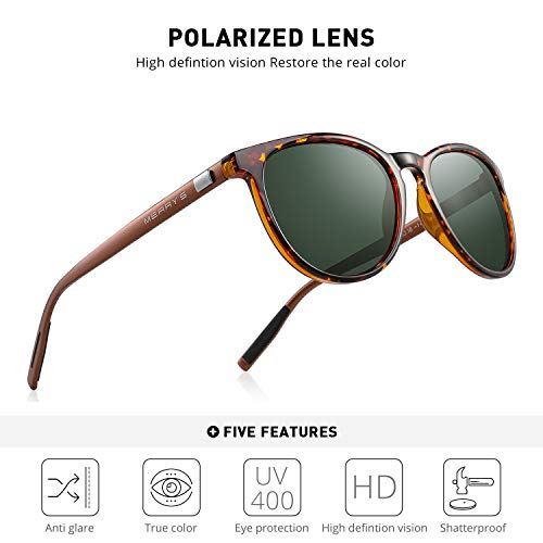 Image of MERRY'S Unisex Polarized Aluminum Sunglasses Vintage Sun Glasses For Men /Women S8286