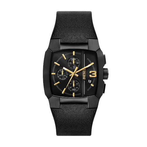 Diesel Herrenuhr Cliffhanger Quarz/Chrono Uhrwerk 40 mm Gehäusegröße mit einem Mixed Armband DZ4645