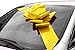 Big Yellow Car Bow Ribbon - 25" Wide, Large Gift Decoration, Fully Assembled, Support Our Troops Ribbon, Christmas, Birthday, Store Front Display, Spring, Summer, Fundraiser, School Dance