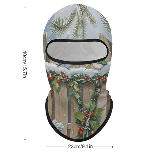 Balaclava Mask for Men Ski Mask for Women Fence Birds Full Face Mask Face Cover for Cycling miniatura 2