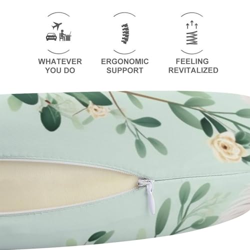 Almohada cervical de espuma viscoelástica tamaño mediano miniatura 5