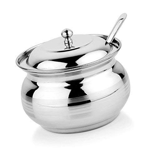 Image of Divine Stainless Steel Ghee Pot, 400ml, 1 Piece