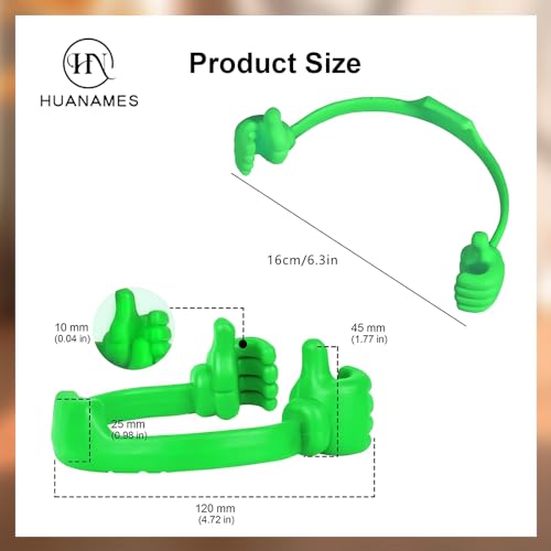 Stocking Stuffers for Teen Girls Women Cell Phone Stand Adjustable Thumbs Up Lazy Holder for Hand Desk Novelty Funny Ideas for Women Adults Men Her Wife Mom Teenage Kids Cool Gadgets (Purple) - Image 3