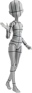 TAMASHII NATIONS S.H.フィギュアーツ ボディちゃん -杉森建- Edition-ワイヤーフレーム-(Gray Color Ver.) 約130mm ABS&PVC製 塗装済み可動フィギュア