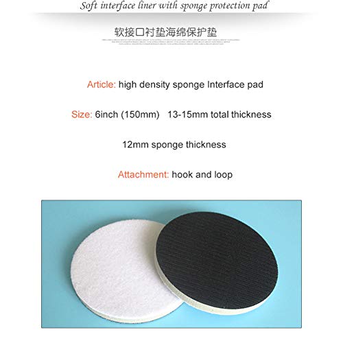 Pad d'interface 150 mm résolvant les vibrations et les défauts de ponçage de surface - 3