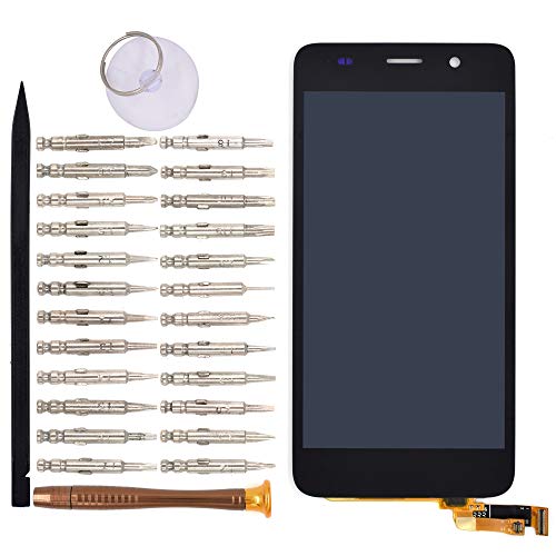 Image of LCD Screen Display with Digitizer Touch Panel Without Bezel Frame Compatible with Huawei Y6 Honor 4A(Black)
