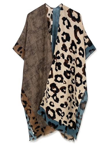 Image of Spicy Sandia Kimonos for Women Floral Beach Cover Up Loose Swimsuit Bathing Suit Coverup Cardigan for Summer Swimwear
