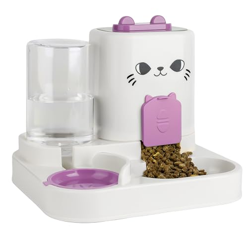 Gravity Pet Feeder Water Combo Station