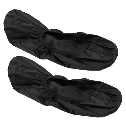 TOGEVAL 2pcs Anti-Slip Bowling Shoe Covers Rainy Day Reusable Protector Covers for Men