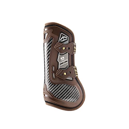 Carbon Gel Absolute front brown L : guêtres de protection antérieures de taille L en marron