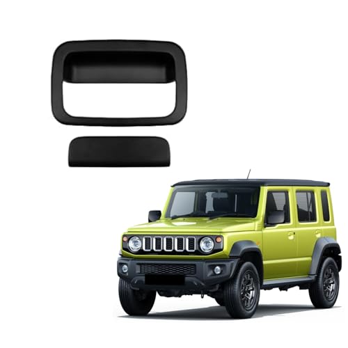 TANAMACHI 新型ジムニーJB64/JB74ジムニーシエラに適合外装アクセサリードアハンドルプロテクタージムニーパーツカスタム簡単に取り付け可能 (バックドアハンドル カバー)