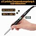 VFANDV Lötkolben Set, 80W 180-520°C Mit Ein/Aus Schalter LCD Einstellbar Temperatur Soldering Iron, Mini Lötset für Elektrische Arbeiten - Lötgerät