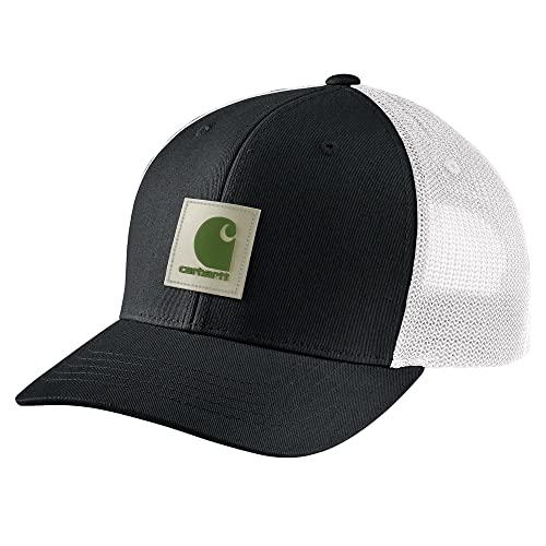 Carhartt Herren Rugged Flex Twill Mesh-Back Logo Patch Cap,...