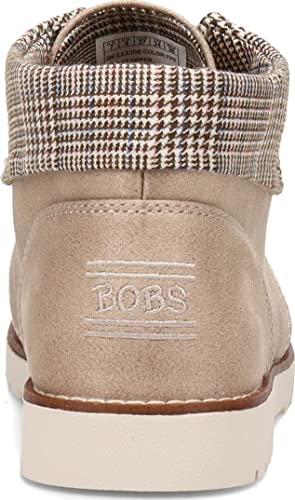 Skechers Skechers Women's BOBS Chill Lugs - Bretton Woods Ankle Bootie, Taupe, 9.5