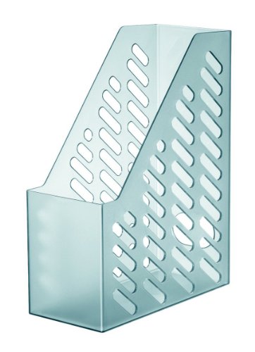 Porte-revues format A4 Han 1604-69 Klassik XXL gris transparent pour rangement bureau efficace