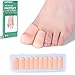 10 Pack Toe Protectors for Women&Men–Silicone Toe Covers with Storage Case, Big Toe Size Upgrade for Pain Relief from Rubbing, Blisters, Corns(Nude One Open End)
