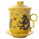 BandTie Convenient Travel Office Loose Leaf Tea Brewing System-Chinese Jingdezhen Blue and White Por