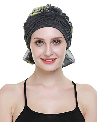 FocusCare Soft Women HeadScarf Chemo Headcover Sleep Hats Turbans HairWrap for Cancer