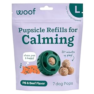 Woof Pupsicle Calming Pops – Große Hunde, 7 Stück