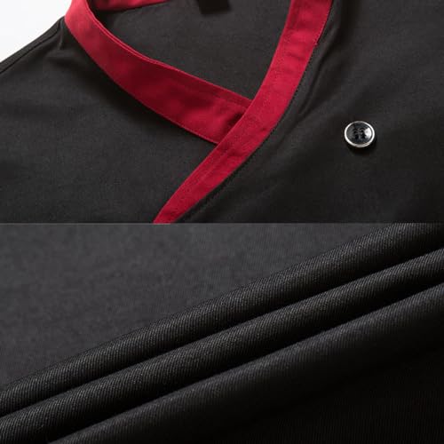 Chef Coat Custom Logo & Name Chef Jacket Short Long Sleeve Embroidered Name Cook Uniform Clothes for Men Women