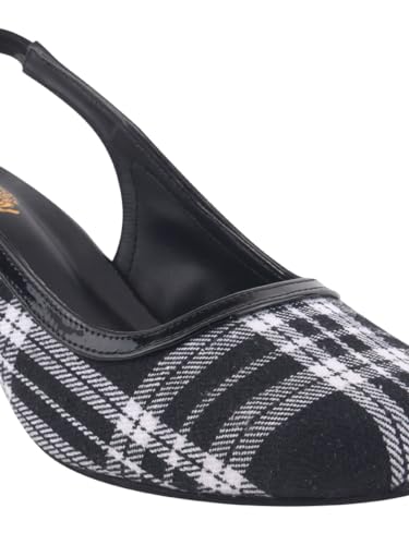 Image of Shoetopia Women's Pointed Toe Pumps | Slip-On Block Heels | Formal Office High Heels | Elegant Party & Wedding Dress Shoes