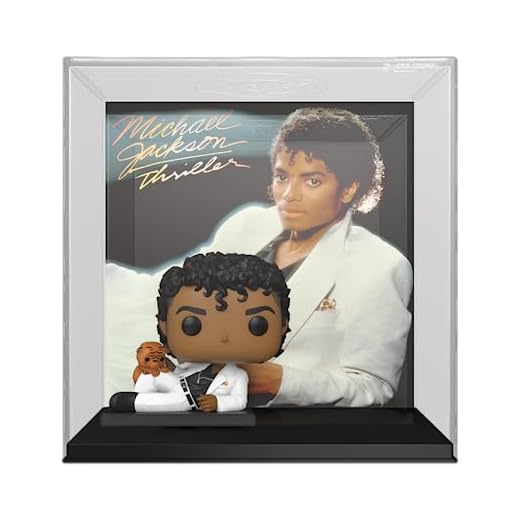 Funko POP! Albums: Michael Jackson - MJ - Thriller - Figuras Miniaturas Coleccionables Para Exhibición - Idea De Regalo - Mercancía Oficial - Juguetes Para Niños Y Adultos - Muñeco Para Coleccionistas
