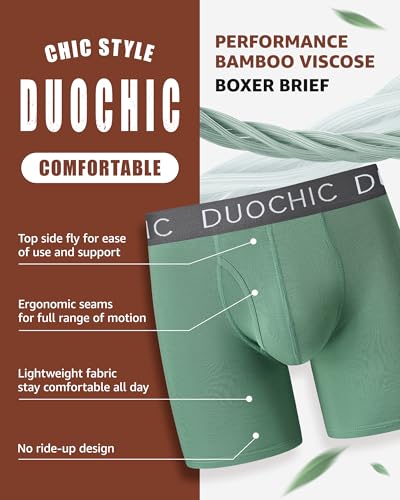 Men’s Underwear Boxer Briefs 7-Pack Breathable and Soft with Moisture-Wicking and Supportive Pouch3