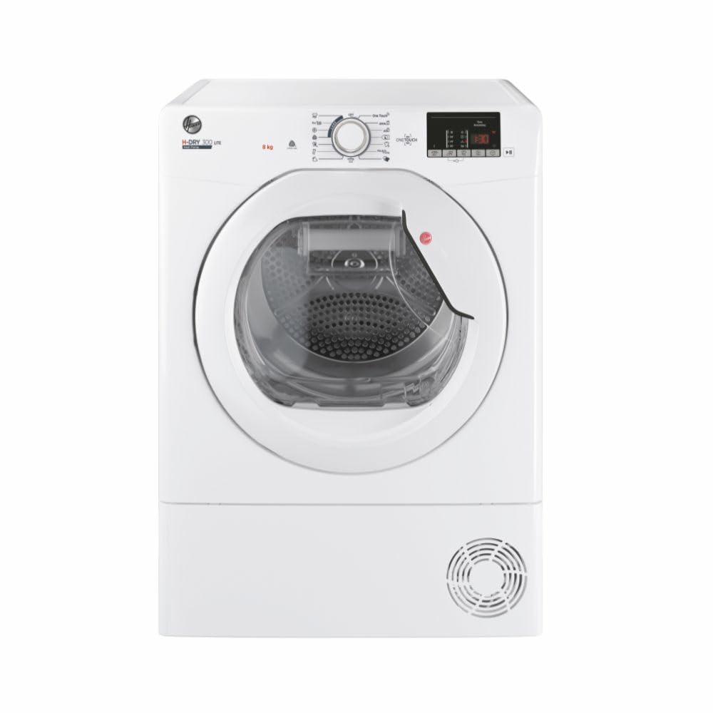 Hoover HLE H8A2DE-S - Asciugatrice con pompa di calore, Libera installazione, 8kg, Classe energetica A++