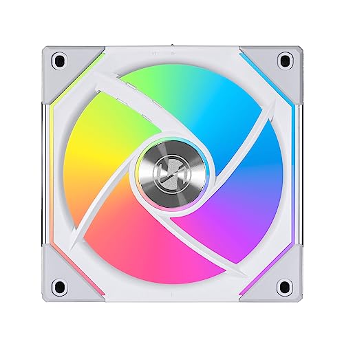 LIAN LI UNI FAN SL-INFINITY 120mm ARGB PC Cooling Fan Triple Pack with Controller - White, Standard - Image 4