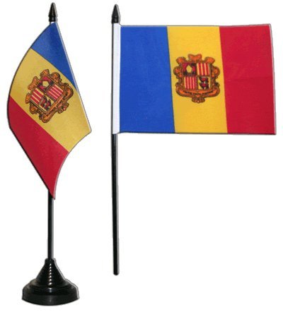 DigniAndorra Table Flag 4 x 6 inch