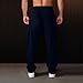 Men's 2026 Fashion Sweatpants Loose Fit Fleece Cargo Joggers with Zipper Pockets Comfy Open Bottom Gym Hiking Pant Navy Sweat Pants Mens L