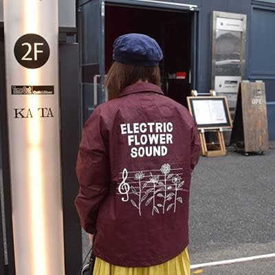 今季ブランド コーチジャケット 花音符イラスト レコードワッペン ネイビーmサイズwaterfallオリジナル限定コラボ商品 布ジャケット Swissblu Com