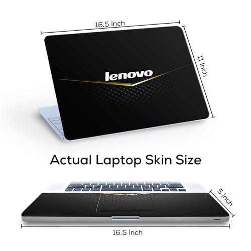 Image of Pattern L10 Top+Wrist Pad Vinyl Laptop Skin /Sticker /Cover for 17 to 17.3 Inches Laptops Laminated-Removable-HD Quality Compatible for Lenovo (16.5x11 Inches)