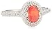 Produktbild caï women Damen-Ring 925 Sterling Silber rhodiniert Zirkonia orange Gr.56 (17.8) C1462R/90/Q8/56