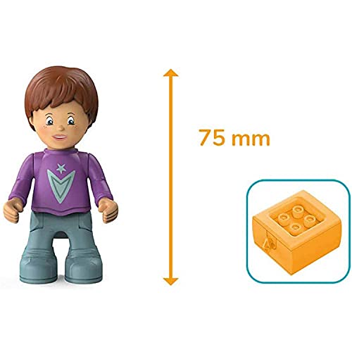 Toddys by siku 0114, Jim Jumpy, 3-teiliges Spielzeugauto, Zusammensteckbar, Inkl. beweglicher Spielfigur, Hochwertiger… – Bild 5